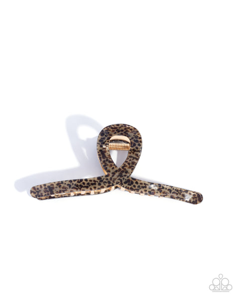 Seize the Spots Brown Hair Clip