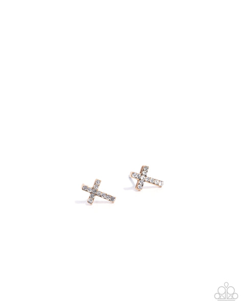 Sacred Shimmer Gold Earring