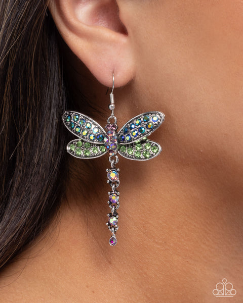 Hey, I Heard You Were A Wild One Green Earring