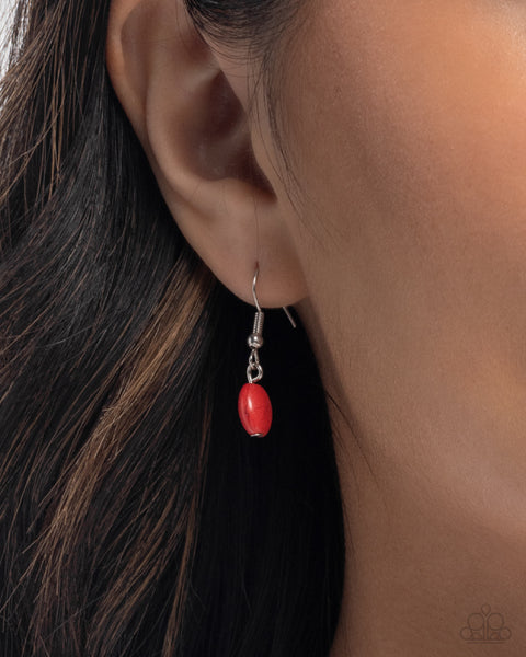 Frankly Flirting Red Necklace