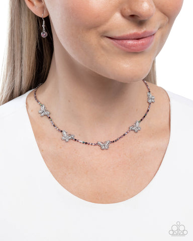 FANCIFUL of Life Purple Necklace