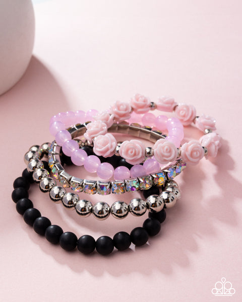 Rose Garden Grandeur Pink Bracelet