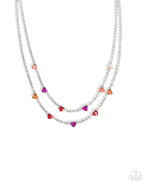 Courting Closeness Red Necklace