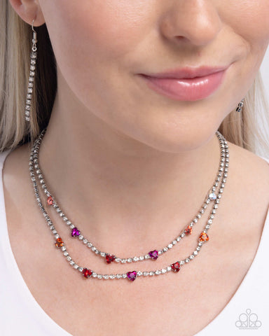 Courting Closeness Red Necklace
