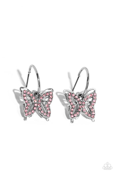 Lyrical Layers - Pink Earrings