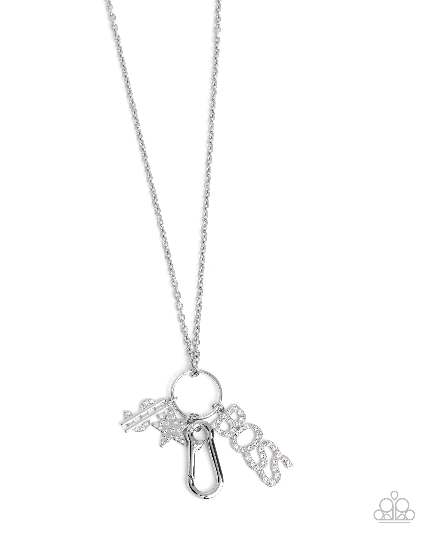 Boss Appreciation Day White Lanyard Necklace