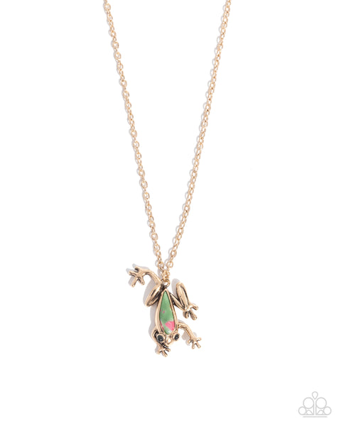 Flashy Tree Frog Necklace