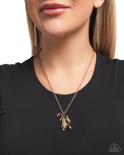 Flashy Tree Frog Necklace