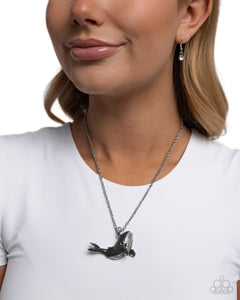Whale Watching Silver Necklace