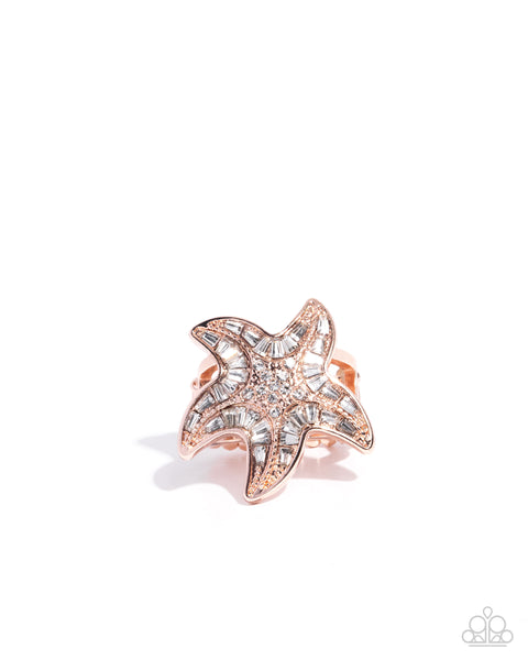 Starfish Scope Rose Gold Ring