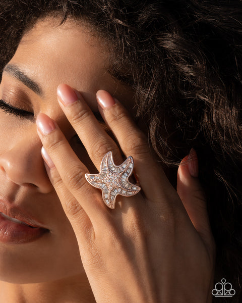 Starfish Scope Rose Gold Ring