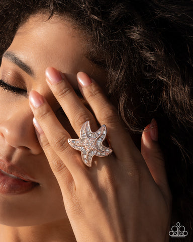 Starfish Scope Rose Gold Ring