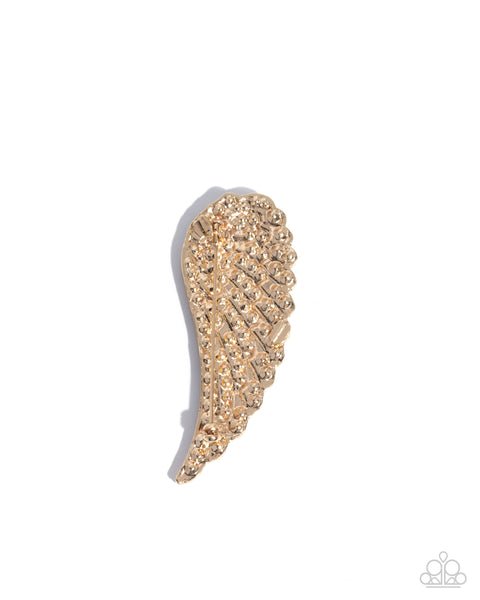 Angelic Affection Gold Brooch