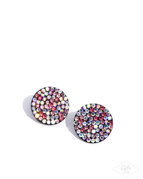 Radiant Ripples Pink Earring