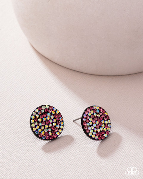 Radiant Ripples Pink Earring