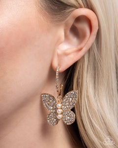 Butterfly Boundary Gold Earrings