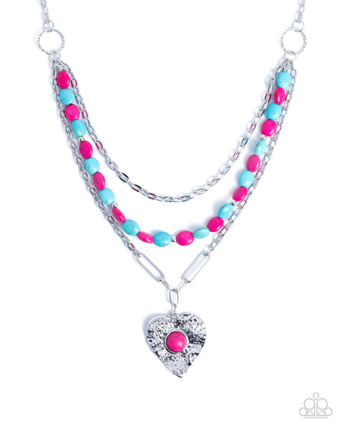 Frankly Flirting Pink Necklace