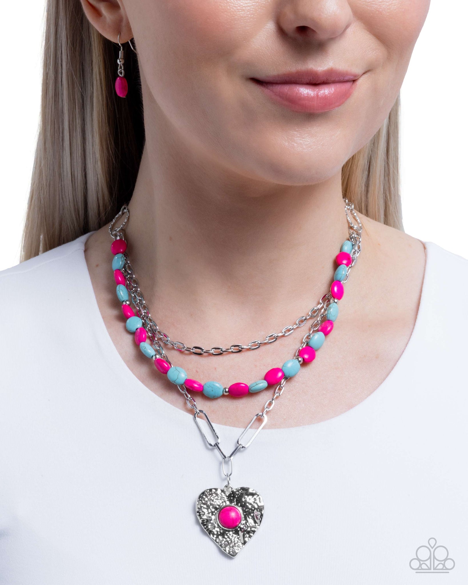 Frankly Flirting Pink Necklace