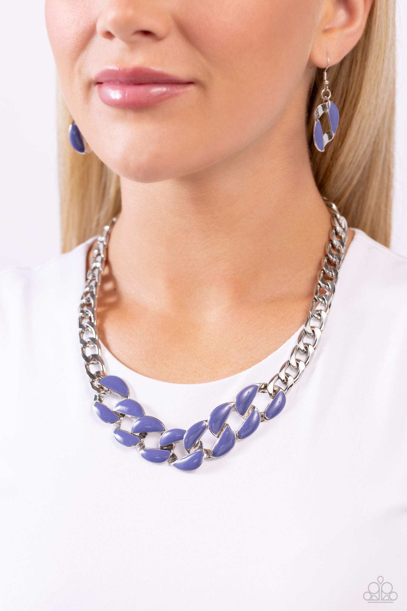 CURB Craze - Blue Necklace