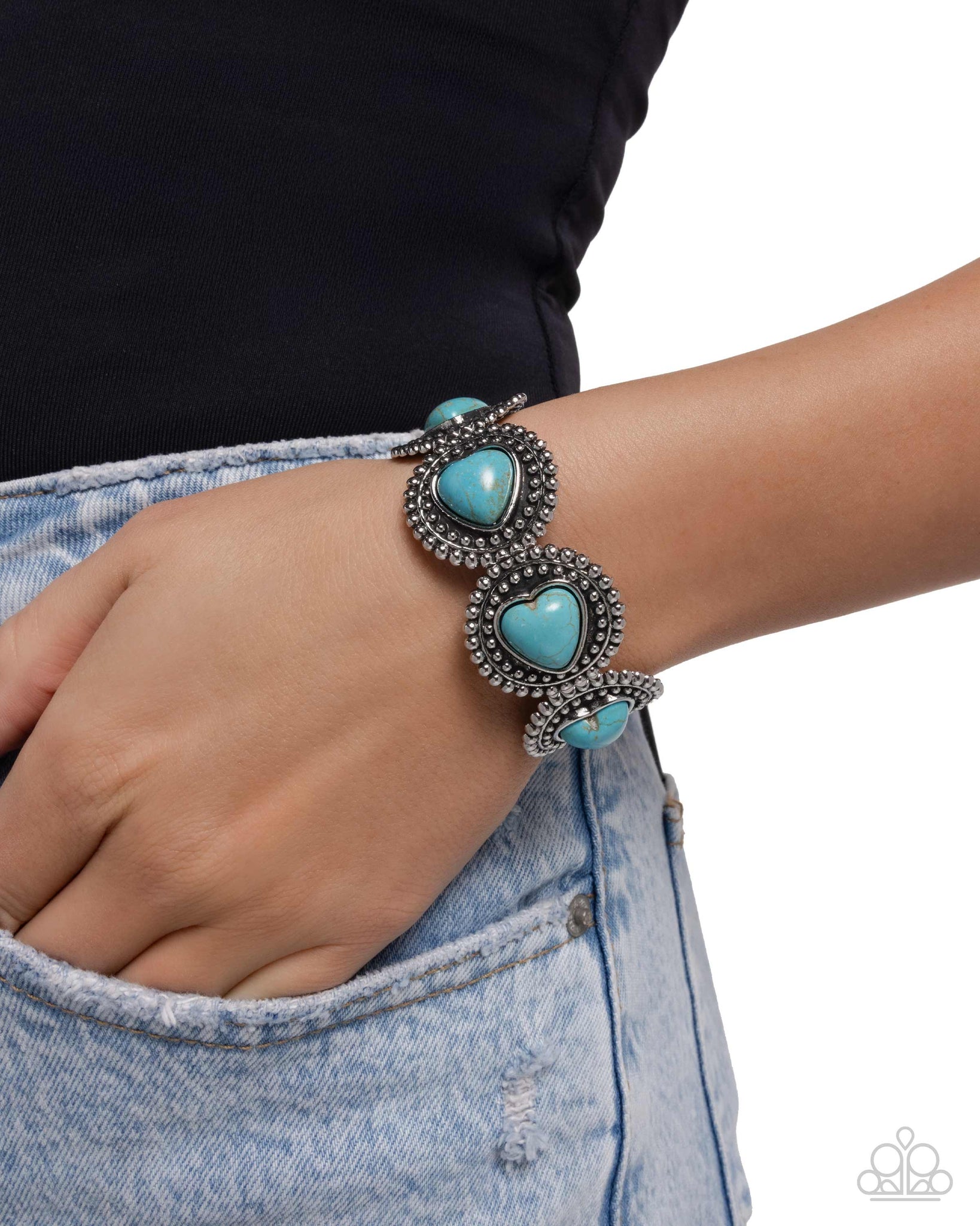 Rural Romance Blue Bracelet