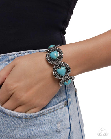 Rural Romance Blue Bracelet