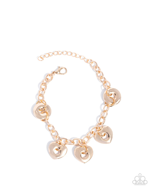 Synced Shapes Gold Bracelet