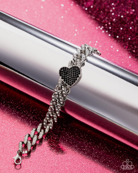 Humane Hearts Black Bracelet