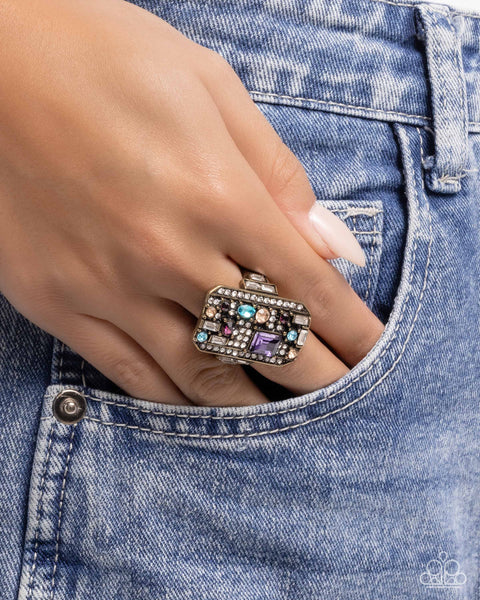 Princess Pattern Brass Ring