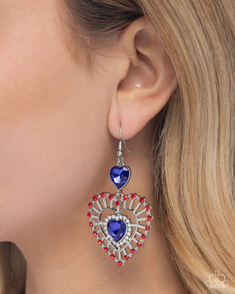Patriotic Pattern Earring