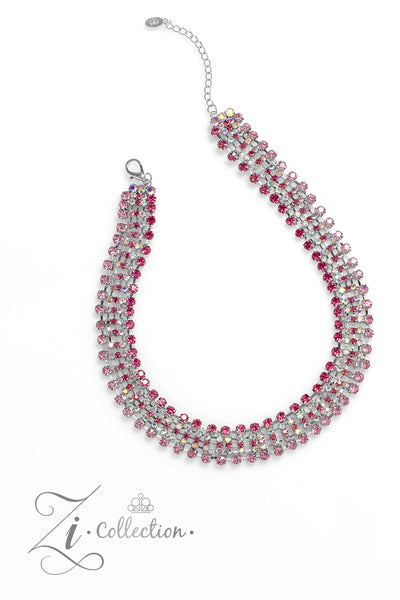 Flirtatious - Pink Zi Collection Necklace 2023