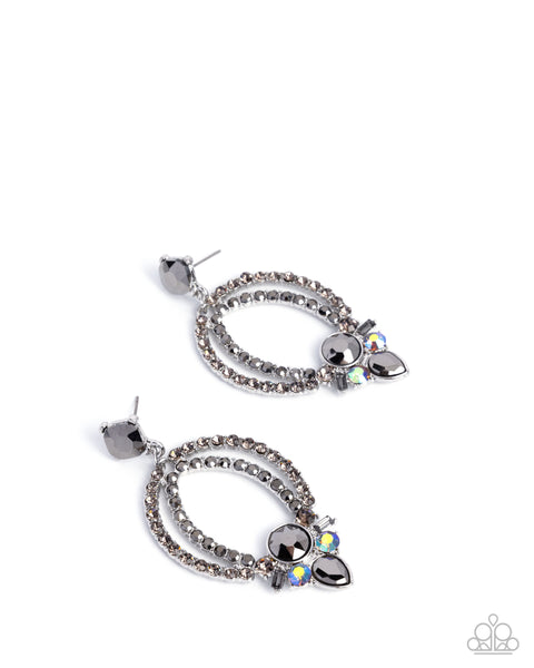 Karma Knockout Silver Earring