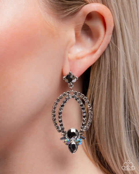 Karma Knockout Silver Earring