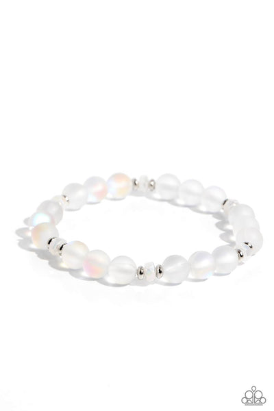 Mermaid Mirage - White Bracelet