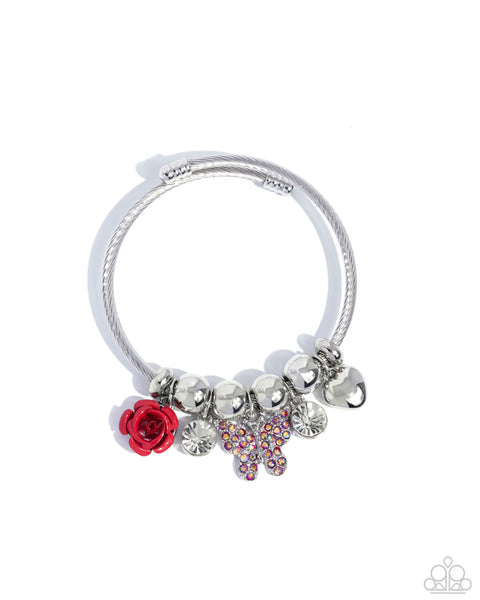 Windblown Whimsy Red Bracelet
