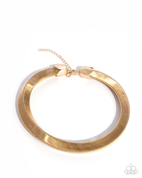 Sleek Suite Gold Necklace
