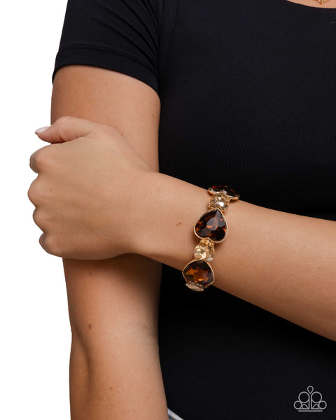 Heart Habit Brown Bracelet