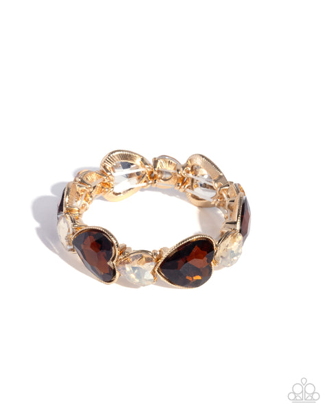 Heart Habit Brown Bracelet