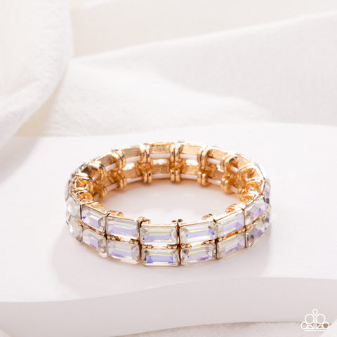 Symmetrical Statement Yellow Bracelet