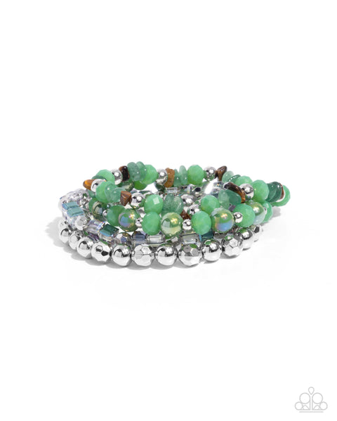Supervisory Stack Green Bracelets