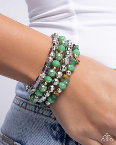 Supervisory Stack Green Bracelets