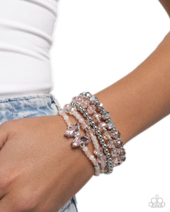 Aerial Abundance Pink Bracelet