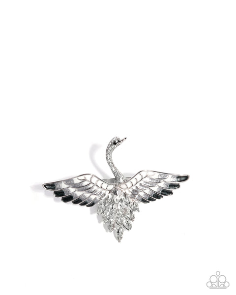 Soaring Swan Silver Ring