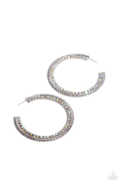 Scintillating Sass - Multi Earrings