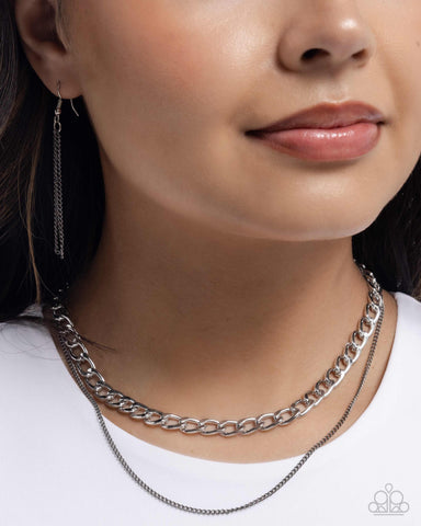 CHAIN-ge of Heart Silver Necklace