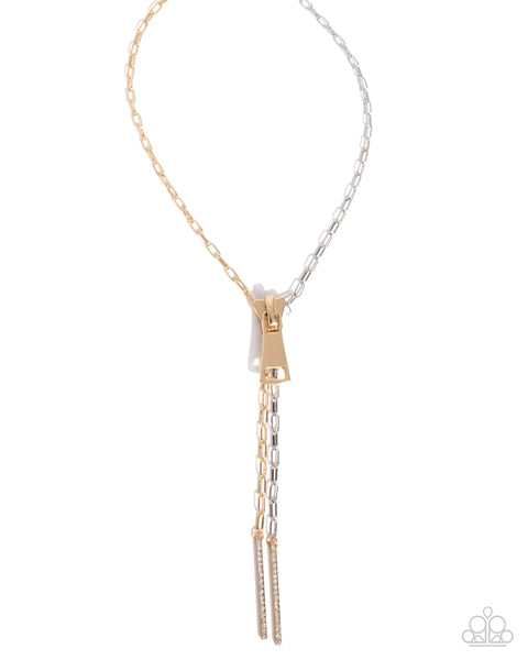 Zipper Zeal Necklace