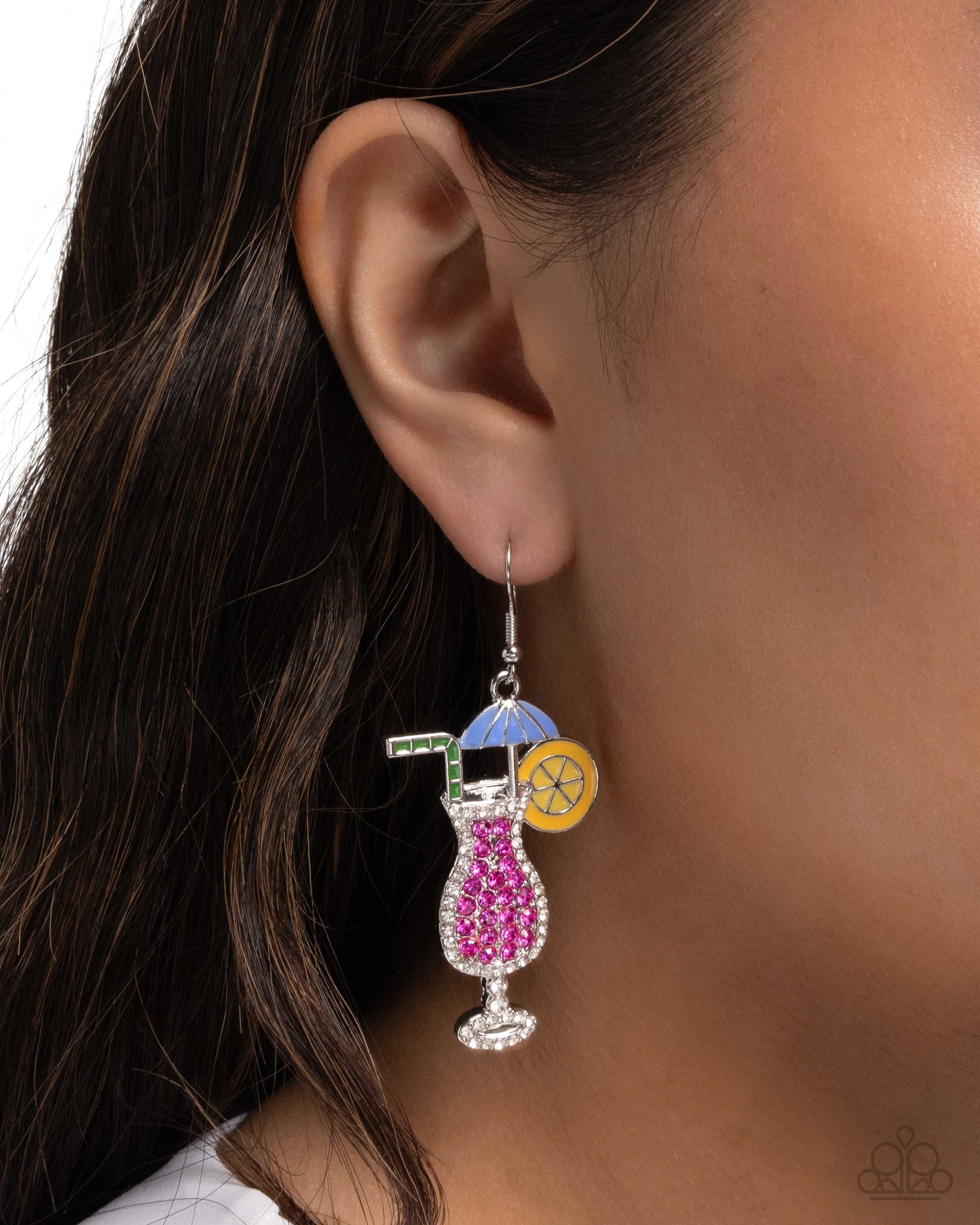Delightful Daiquiri Pink Earring