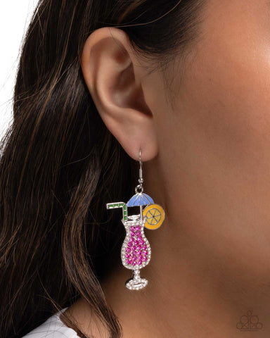 Delightful Daiquiri Pink Earring