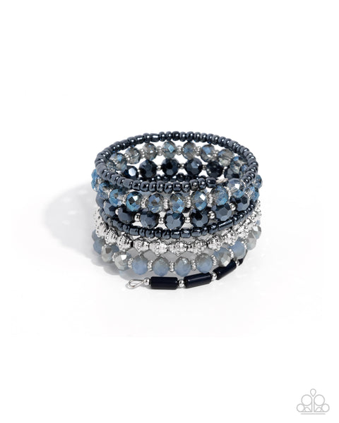 Stacked Surprise Blue Bracelet