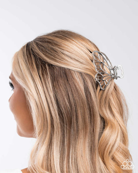 Gliding Grace Silver Hair Clip