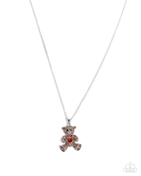 Twinkling Teddy Necklace